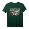 Untenrum Dart Scheibe T-Shirt – Lustiges Dart Outfit für Turniere, Freizeit & Geschenke für Dartspieler & Teams