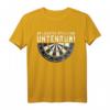 Untenrum Dart Scheibe T-Shirt – Lustiges Dart Outfit für Turniere, Freizeit & Geschenke für Dartspieler & Teams