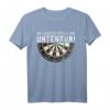 Untenrum Dart Scheibe T-Shirt – Lustiges Dart Outfit für Turniere, Freizeit & Geschenke für Dartspieler & Teams