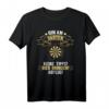 Bin am Darten Dart Bier 180 501 – Lustiges Dartspieler Spruch T-Shirt für Turniere, Training & Dartfans