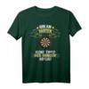 Bin am Darten Dart Bier 180 501 – Lustiges Dartspieler Spruch T-Shirt für Turniere, Training & Dartfans
