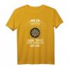 Bin am Darten Dart Bier 180 501 – Lustiges Dartspieler Spruch T-Shirt für Turniere, Training & Dartfans