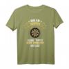 Bin am Darten Dart Bier 180 501 – Lustiges Dartspieler Spruch T-Shirt für Turniere, Training & Dartfans