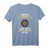 Bin am Darten Dart Bier 180 501 – Lustiges Dartspieler Spruch T-Shirt für Turniere, Training & Dartfans
