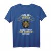 Bin am Darten Dart Bier 180 501 – Lustiges Dartspieler Spruch T-Shirt für Turniere, Training & Dartfans