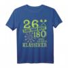 26 sind zwar nicht 180, aber ein echter Klassiker - Dart T-Shirt für Profi- und Hobbyspieler