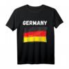 Deutschland Flagge Urlaub Vintage Grunge T-Shirt – Nationalstolz, Fanartikel & Souvenir für Deutschland-Reisende und Deutsche mit Erbe