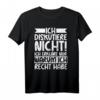 Diskutiere Nicht Warum Ich Recht Habe Lustiges Männer T-Shirt - Perfektes Geschenk für Humor- und Sarkasmus-Fans