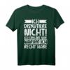 Diskutiere Nicht Warum Ich Recht Habe Lustiges Männer T-Shirt - Perfektes Geschenk für Humor- und Sarkasmus-Fans