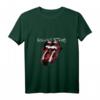 Offizielles Rolling Stones T-Shirt mit Exil Zunge Fotos - Lizenzierter Rockmusik Fanartikel in V-Ausschnitt