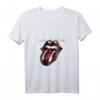 Offizielles Rolling Stones T-Shirt mit Exil Zunge Fotos - Lizenzierter Rockmusik Fanartikel in V-Ausschnitt