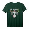 Einhorn Fledermaus Märchen Be Different T-Shirt für Frauen – Lustiges Fantasie-Design für Einhorn- und Märchenfans