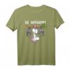 Einhorn Fledermaus Märchen Be Different T-Shirt für Frauen – Lustiges Fantasie-Design für Einhorn- und Märchenfans