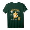 Kinder Geburtstagsshirt 3 Jahre Junge Mädchen Fuchs – Süßes Geburtstags-T-Shirt mit Spruch 'Achtung Welt ich bin jetzt 3' für Kinder, perfekt für den 3. Geburtstag