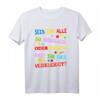 Konfetti Karneval Fasching Kostüm Fun lustige Sprüche Spruch T-Shirt - Humorvolles T-Shirt für Faschingsmuffel ohne Verkleidung