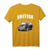 Britisches Oldtimer T-Shirt Dunkelblau - Mini-Sportwagen Design für Auto-Enthusiasten & als Geschenk für Oldtimer-Liebhaber