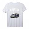 Britisches Oldtimer T-Shirt Dunkelblau - Mini-Sportwagen Design für Auto-Enthusiasten & als Geschenk für Oldtimer-Liebhaber