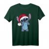 HapPanda Lilo & Stitch Weihnachten Santa Hat Stitch T-Shirt – Offiziell Disney Lizenz, Geschenk für Fans & Feiern