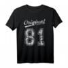 1981 Geburtstag T-Shirt – Original 42 Jahre Jahrgang 1981 Geschenk, Vintage Retro Outfit für Geburtstag & Dekoration