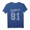 1981 Geburtstag T-Shirt – Original 42 Jahre Jahrgang 1981 Geschenk, Vintage Retro Outfit für Geburtstag & Dekoration