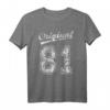 1981 Geburtstag T-Shirt – Original 42 Jahre Jahrgang 1981 Geschenk, Vintage Retro Outfit für Geburtstag & Dekoration