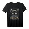 58. Geburtstag Geschenk für Frauen und Männer, Jahrgang 1966 - Persönliches T-Shirt zum 58. Geburtstag mit Deko-Idee