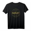 Harley Vintage Decorative Design T-Shirt - Klassisch geschnitten, doppelt genähter Saum, perfekt für Motorradliebhaber und Harley-Fans
