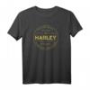 Harley Vintage Decorative Design T-Shirt - Klassisch geschnitten, doppelt genähter Saum, perfekt für Motorradliebhaber und Harley-Fans