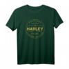 Harley Vintage Decorative Design T-Shirt - Klassisch geschnitten, doppelt genähter Saum, perfekt für Motorradliebhaber und Harley-Fans