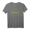 Harley Vintage Decorative Design T-Shirt - Klassisch geschnitten, doppelt genähter Saum, perfekt für Motorradliebhaber und Harley-Fans