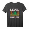 Gamer Kinder 8. Geburtstag Level 8 Complete T-Shirt – Perfektes Geburtstagsgeschenk für kleine Videospiel-Fans