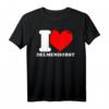 I Love Delmenhorst - Lustiges Stadt T-Shirt, Klassisch geschnitten, perfekt als Souvenir oder Geschenk