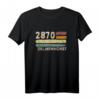 2870 Delmenhorst Retro Postleitzahlen T-Shirt – Nostalgisches Heimatdesign für echte Delmenhorster, perfekt als Geschenk