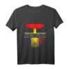 Deutsch gewachsene rumänische Wurzeln Rumänien Balkan Flagge T-Shirt – Kulturelles und patriotisches Geschenk für deutsche Rumänen