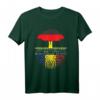 Deutsch gewachsene rumänische Wurzeln Rumänien Balkan Flagge T-Shirt – Kulturelles und patriotisches Geschenk für deutsche Rumänen