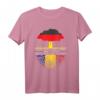 Deutsch gewachsene rumänische Wurzeln Rumänien Balkan Flagge T-Shirt – Kulturelles und patriotisches Geschenk für deutsche Rumänen
