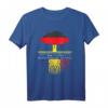 Deutsch gewachsene rumänische Wurzeln Rumänien Balkan Flagge T-Shirt – Kulturelles und patriotisches Geschenk für deutsche Rumänen