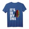 Es Ist In Meiner DNA Deutschland Flagge Patriot T-Shirt – Stolz auf Deutschland für Patriot und Bürger, ideales Geschenk zum Geburtstag, Weihnachten & Tag der Deutschen Einheit