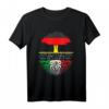 Deutsch gewachsene mexikanische Wurzeln T-Shirt mit Flaggenbaum – Stolz auf doppelte Herkunft, patriotisches Design für Mexikaner und Deutsche
