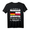 Polen Deutschland Flagge Fan T-Shirt - Patriotisches T-Shirt für Deutsche, Polenliebhaber, Fußballfans & Heimatverbundenheit
