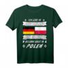 Polen Deutschland Flagge Fan T-Shirt - Patriotisches T-Shirt für Deutsche, Polenliebhaber, Fußballfans & Heimatverbundenheit