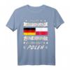Polen Deutschland Flagge Fan T-Shirt - Patriotisches T-Shirt für Deutsche, Polenliebhaber, Fußballfans & Heimatverbundenheit