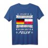 Polen Deutschland Flagge Fan T-Shirt - Patriotisches T-Shirt für Deutsche, Polenliebhaber, Fußballfans & Heimatverbundenheit