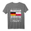 Polen Deutschland Flagge Fan T-Shirt - Patriotisches T-Shirt für Deutsche, Polenliebhaber, Fußballfans & Heimatverbundenheit