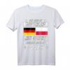 Polen Deutschland Flagge Fan T-Shirt - Patriotisches T-Shirt für Deutsche, Polenliebhaber, Fußballfans & Heimatverbundenheit