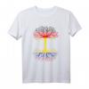 Deutschland - Kolumbien T-Shirt mit Flaggenbaum Design – Originelles Geschenk für Deutsche mit kolumbianischen Wurzeln & Doppelstaater