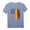 Deutsch-Amerikanisches Flagge T-Shirt - Stolz auf Deutschland & USA mit klassischem Design