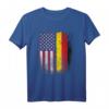 Deutsch-Amerikanisches Flagge T-Shirt - Stolz auf Deutschland & USA mit klassischem Design