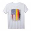 Deutsch-Amerikanisches Flagge T-Shirt - Stolz auf Deutschland & USA mit klassischem Design