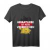 Heimatliebe ist kein Verbrechen - Deutsches Patriotent-Shirt mit Deutschlandkarte für Wähler und Patrioten